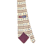 Back Back Detail of Vintage 1990's Geoffrey Beene Striped Patterned Tie