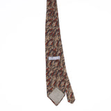 Back Back of Vintage 1990's Geoffrey Beene Abstract Patterned Tie