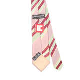 Back Back Detail of Vintage 1980's Ted Lapidus BNWT Striped Patterned Tie