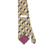Back Back Detail of Vintage 1990's Geometric Patterned Tie