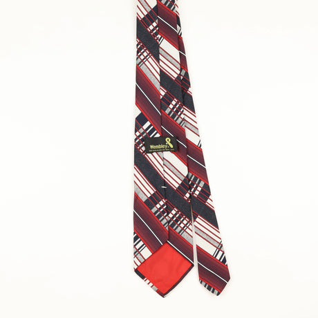 Back of Vintage 1980's Wembley Geometric Patterned Tie