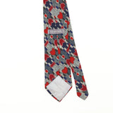 Back Detail of Vintage 1990's Geoffrey Beene Geometric Patterned Tie