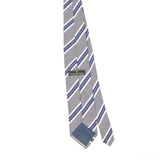Back of Vintage 1990's Ermenegildo Zegna Striped Patterned Tie