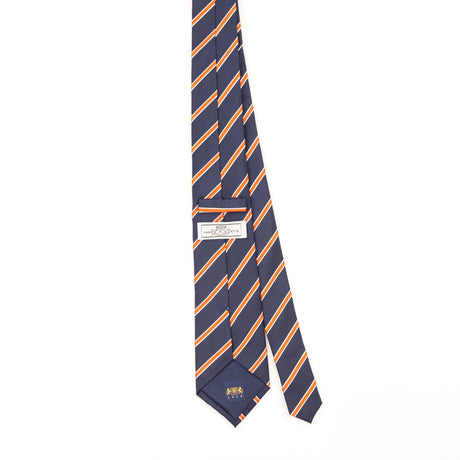 Back of Vintage Hawes & Curtis Striped Patterned Tie