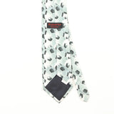 Back Detail of Vintage Football Geometric Patterned Tie