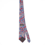 Back Back of Vintage 1990's Paisley Patterned Tie
