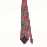 Back of Vintage 1990's Geometric Patterned Tie