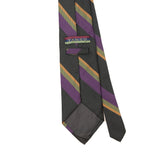 Back Detail of Vintage Tango Striped Patterned Tie