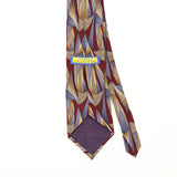 Back Detail of Vintage 1990's Stonehenge Cocktail Collection Geometric Patterned Tie