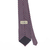 Back Back Detail of Vintage 1990's Geometric Patterned Tie
