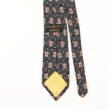 Back Detail of Vintage 1990's Robert Talbott Geometric Patterned Tie