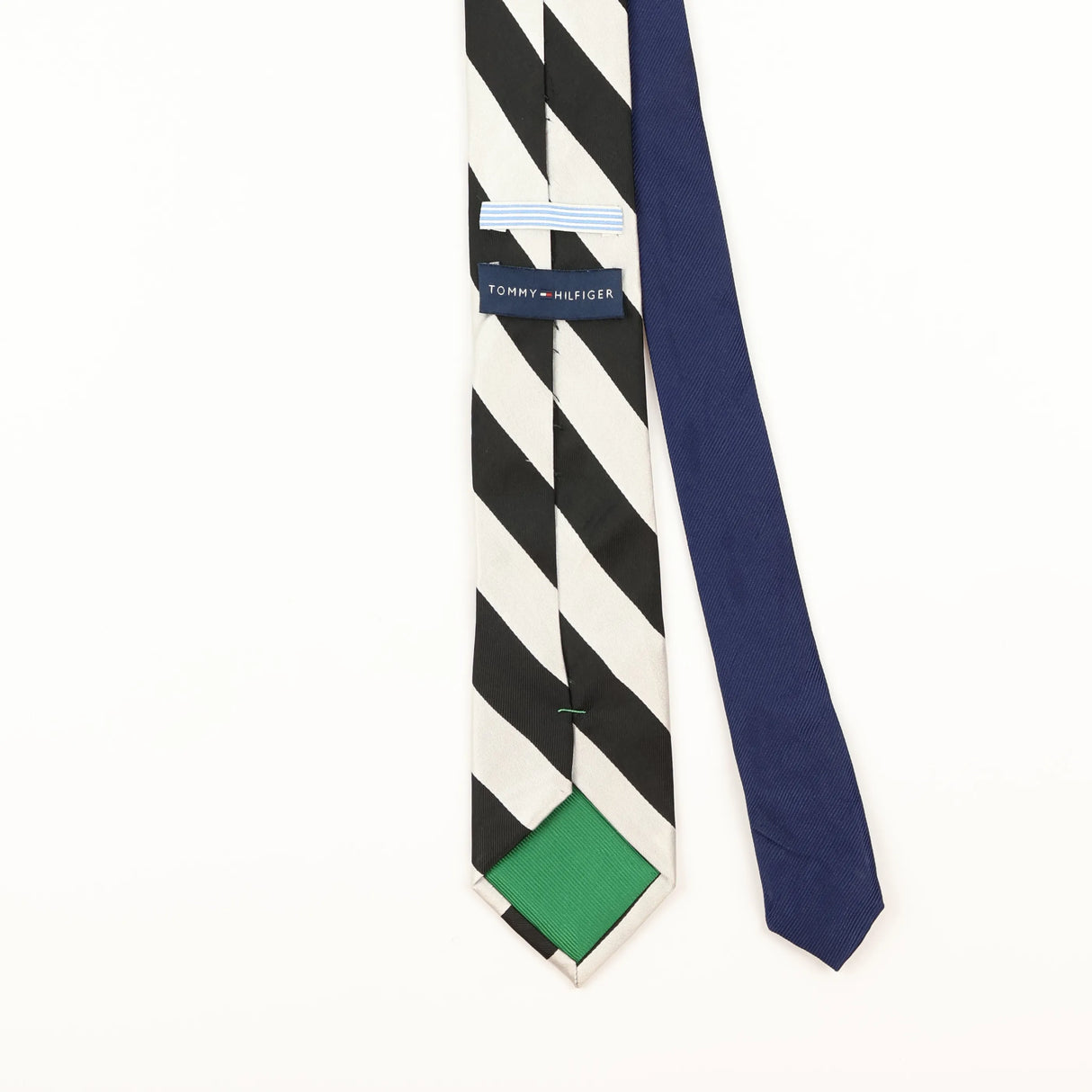 Back Detail of Vintage Tommy Hilfiger Striped Patterned Tie