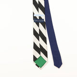 Back Detail of Vintage Tommy Hilfiger Striped Patterned Tie