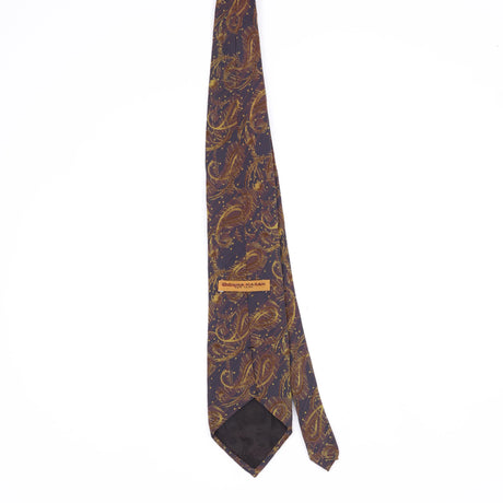 Back Back of Vintage 1990's Dkny Paisley Patterned Tie