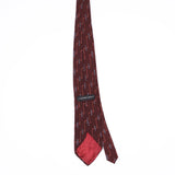 Back Back of Vintage 1990's Geoffrey Beene Geometric Patterned Tie
