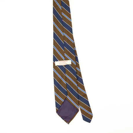 Back of Vintage 1990's J. Press The Burlington Knot Striped Patterned Tie