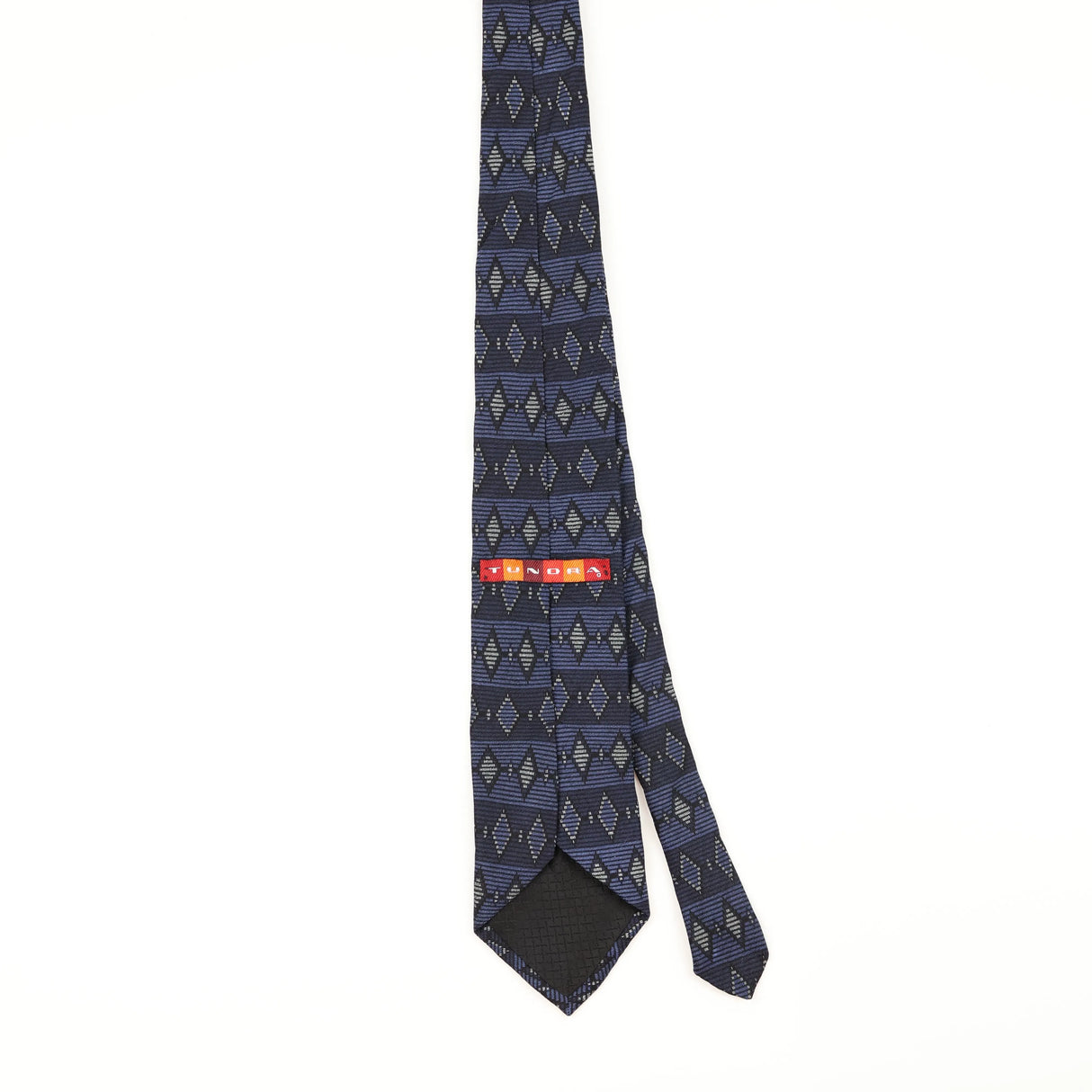 Back of Vintage 1990's Tundra Geometric Patterned Tie