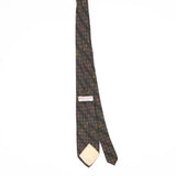Back Back of Vintage 1990's Check Patterned Tie