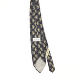 Back Back of Vintage 1990's Valentino Geometric Patterned Tie