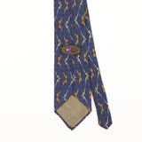 Back Detail of Vintage 1990's Geometric Patterned Tie