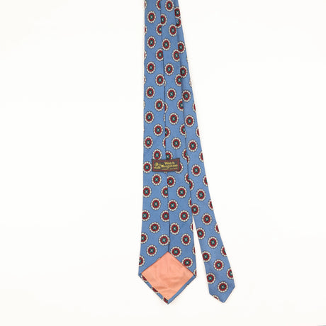 Back of Vintage 1980's Geometric Patterned Tie