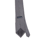 Back Back Detail of Vintage Bill Blass Geometric Patterned Tie