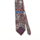 Back Detail of Vintage 1990's Paisley Patterned Tie