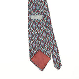 Back Detail of Vintage 1990's Christian Dior Geometric Patterned Tie