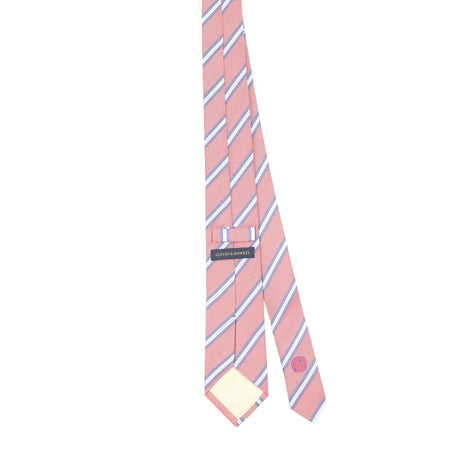 Back of Vintage Gieves & Hawkes Striped Patterned Tie