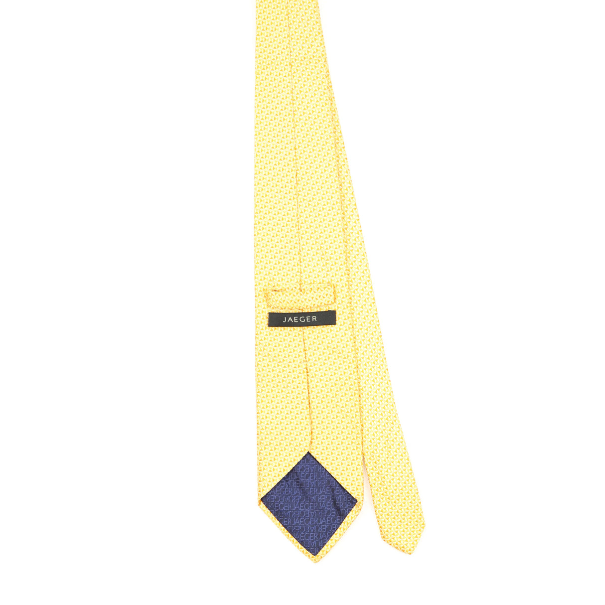 Back of Vintage 1990's Jaeger Geometric Patterned Tie