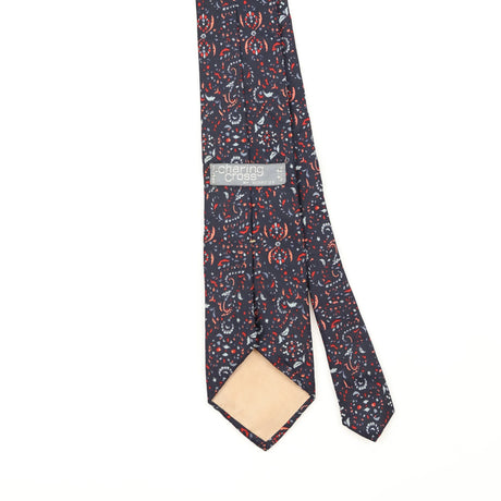 Back Back Detail of Vintage 1990's Charing Cross Abstract Patterned Tie