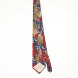 Back Back of Vintage 1990's Floral Patterned Tie