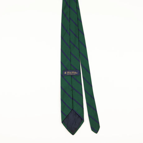 Back of Vintage 1990's Brooks Brothers Striped Patterned Tie