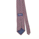 Back Detail of Vintage 1990's Damon Geometric Patterned Tie