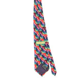 Back Back of Vintage 1990's Jerry Garcia Geometric Patterned Tie