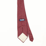 Back Back Detail of Vintage 1990's Oscar De La Renta Geometric Patterned Tie
