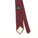 Back Detail of Vintage 1990's Polka Dot Patterned Tie