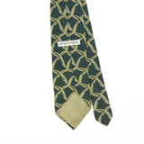 Back Back Detail of Vintage 1990's Emporio Armani Geometric Patterned Tie