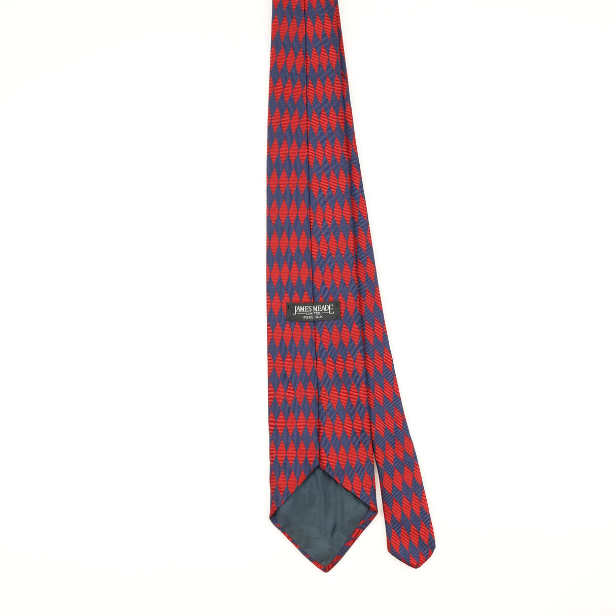 Back of Vintage 1990's Geometric Patterned Tie