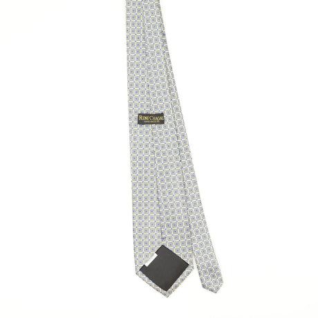 Back Back of Vintage Rene Chagal Geometric Patterned Tie
