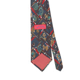 Back Back Detail of Vintage 1990's Bugle Boy Abstract Patterned Tie