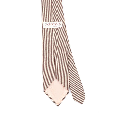 Back Back Detail of Vintage 1980's Striped Patterned Tie