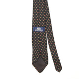 Back Detail of Vintage 1990's Stafford Geometric Patterned Tie