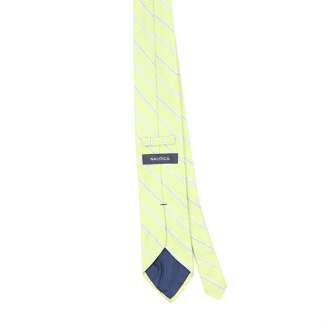 Back of Vintage Nautica Striped Patterned Tie