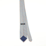 Back of Vintage 1990's Thomas Pink Geometric Patterned Tie