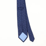 Back Back Detail of Vintage T.M. Lewin Polka Dot Patterned Tie