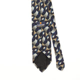 Back Detail of Vintage 1990's Puritan Geometric Patterned Tie