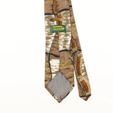 Back Detail of Vintage 1980's Abstract Patterned Tie