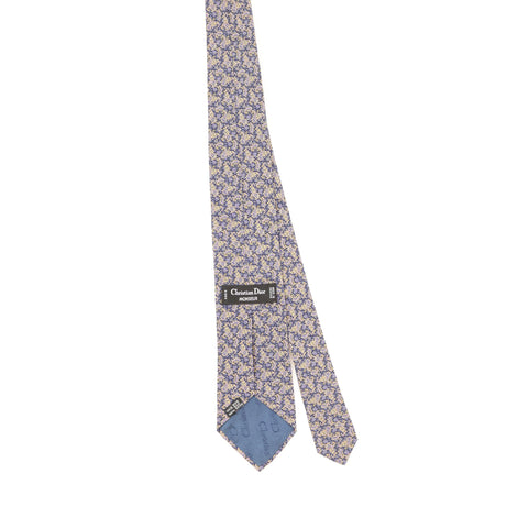 Back of Vintage 1980's Christian Dior Paisley Patterned Tie