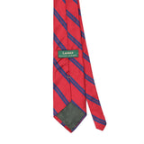 Back Back Detail of Vintage 1990's Ralph Lauren Striped Patterned Tie